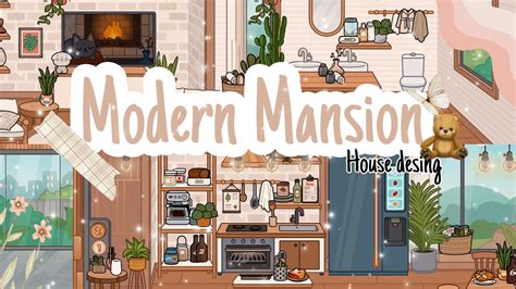 🧺Modern Mansion🍂[House Design] Toca Boca 🧸 Tocalifeworld | Makeover ...