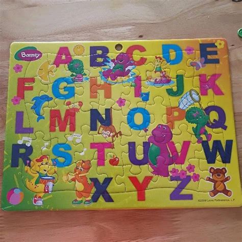 ALphabet Puzzles (Barney And Friends), Hobbies & Toys, Toys & Games on ...