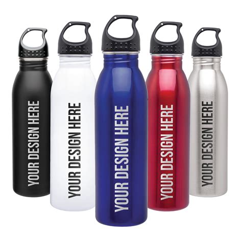 Custom h2go Solus Stainless Steel Bottles (24 Oz.)