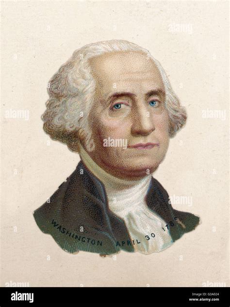 GEORGE WASHINGTON (1732 - 1799) First American President Stock Photo ...