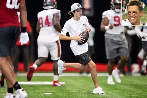 Tom Brady Reveals His Son Jack, 13, Is Buccaneers Ball Boy: Photos