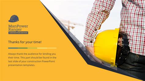 Construction Presentation Template