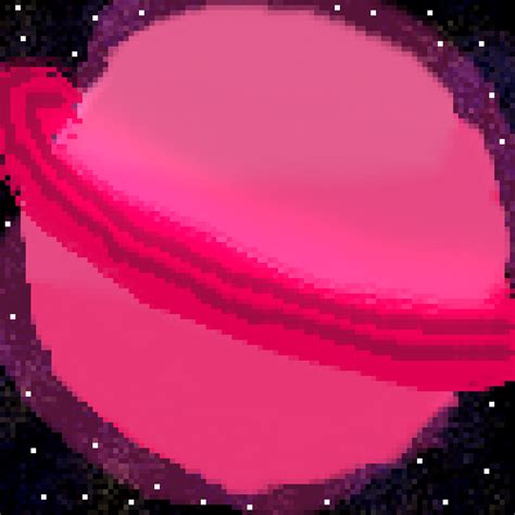 Pixilart - Pink planet by frogsaregreen2