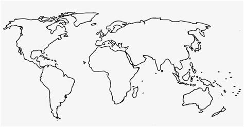 World Map Blank Outline Countries