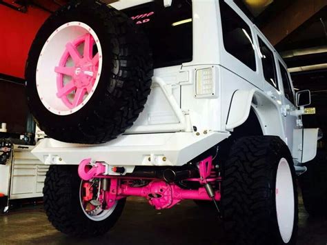 Pink Jeep Wrangler Accessories