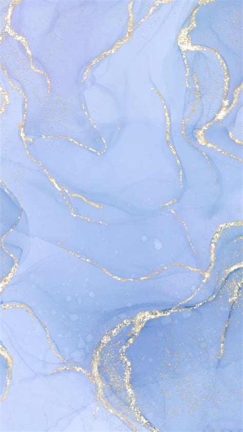 an abstract blue and gold marble background