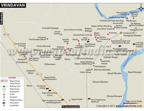 Vrindavan Map