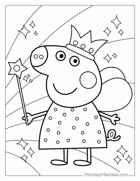 Peppa Coloring Pages Free