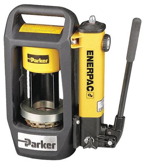 PARKER, 3/4 in Max, Hydraulic-Powered/Manual, Hose Crimping Machine ...