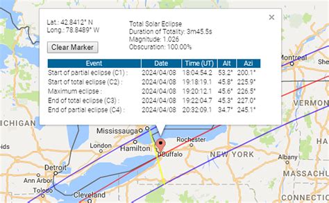 Looks Like Buffalo Has A Great View Of The 2024 Total Solar Eclipse