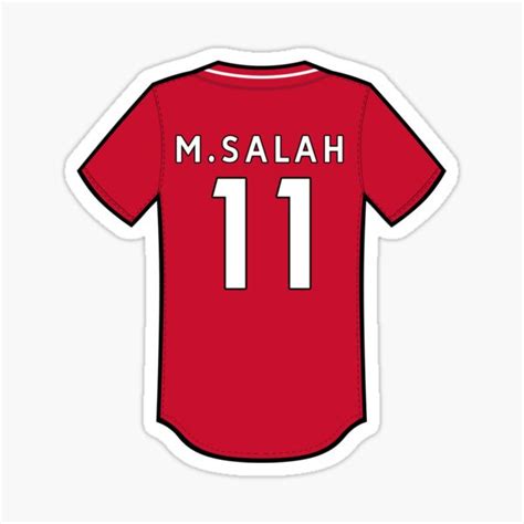 Mohamed Salah Jersey Liverpool FC Sticker | Shopee Malaysia