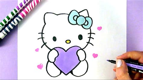 Easy Cute Hello Kitty Drawing Step By Step - krkfm