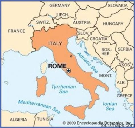 Map of Rome Italy - ToursMaps.com