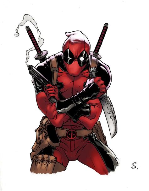 #Deadpool #Fan #Art. (Deadpool Colored Version) By: ZazaSan ...