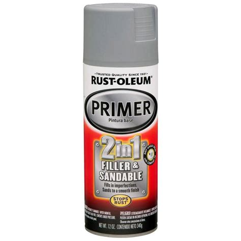 Rust-Oleum Automotive 12 oz. 2 in 1 Filler and Sandable Primer Spray (6 ...