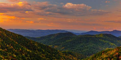 Georgia Mountain Fall Color Sunset Fine Art Photo Print | Photos by ...