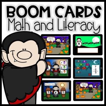 BOOM CARDS HALLOWEEN: Math and Literacy games | Digital Centers by Ms ...