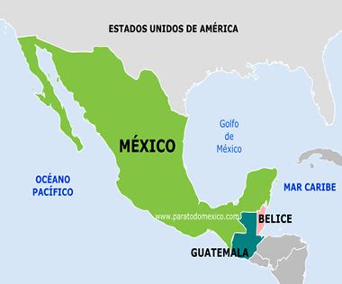 Cuales Son Los Paises Que Tienen Frontera Con Mexico - vostan