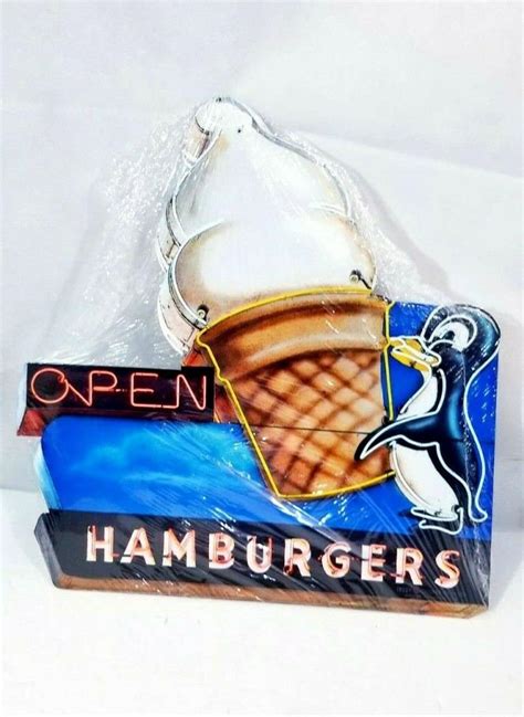 15 Large OPEN Mr. Penguin Soft Ice Cream Cone Hamburgers - Etsy