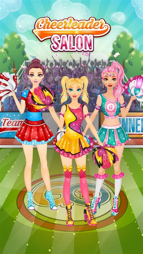 Cheerleader Salon: Makeup and Dress Up Girls - Full Version:Amazon.ca ...