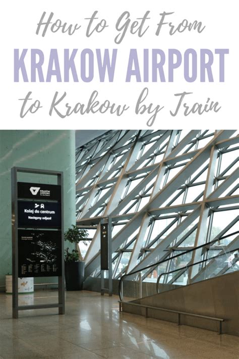 How to Get From Krakow Airport to Krakow City Centre by Train ...