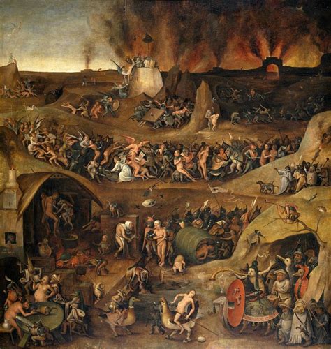 Pieter Huys : "l'enfer" | Renaissance art, Art masters, Hieronymus bosch