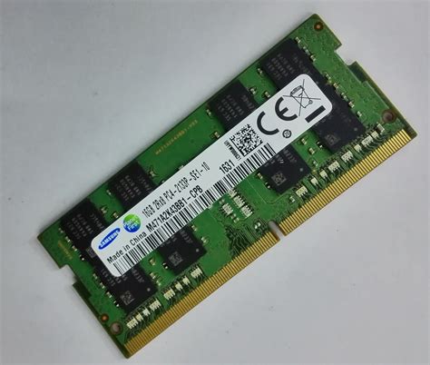 SAMSUNG 16GB DDR4 2133MHz Laptop RAM 2Rx8 PC4-2133P-SE1M471A2K43BB1-CPB ...