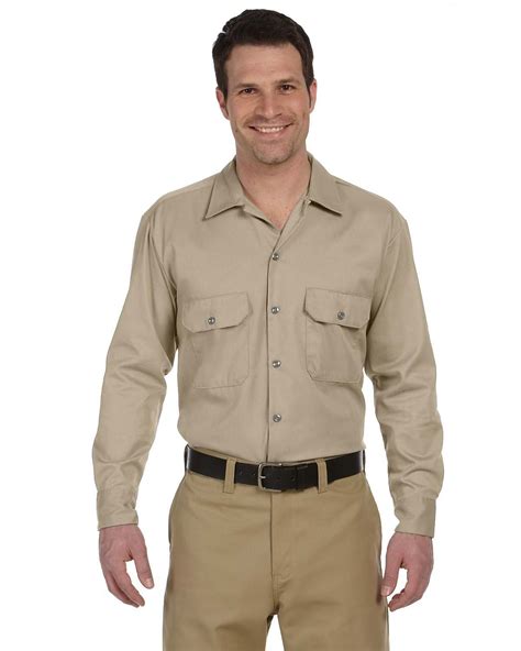 Dickies 574 Men's Long Sleeve Work Shirt - ApparelnBags.com