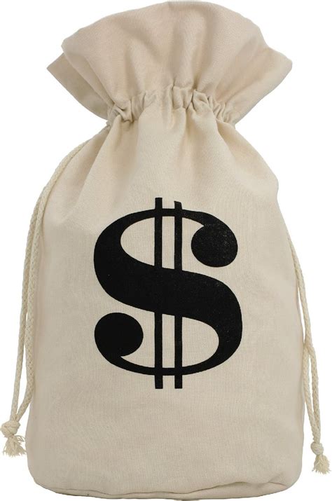 X-Large Prop Canvas Money Bag Old West Costume 14 x 17 Brown: Amazon.ca ...