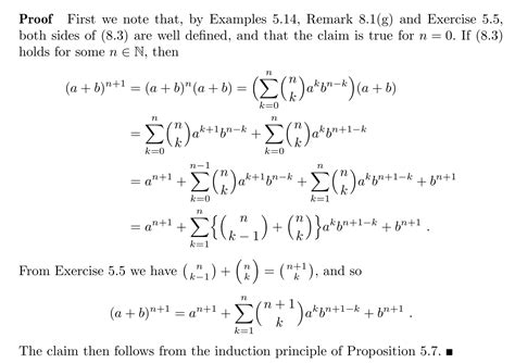 Does the binomial theorem hold for a ring without unity? - Mathematics ...