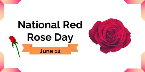 National Red Rose Day 2023 - June 12