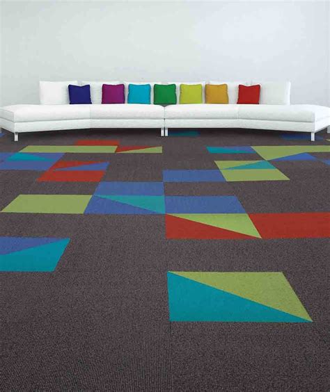 Because carpet tiles can be mixed and matched with varying colour and ...