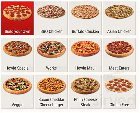 Hungry Howie's Pizza menu in Lake Wales, Florida, USA