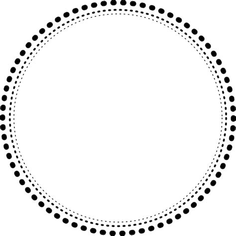 Premium Vector | Dotted circular frame suitable for graphic works ...