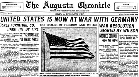 On This Day: The US declared war on Germany in World War One | in ...