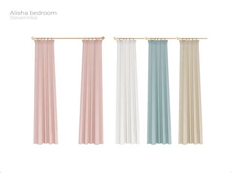 Short Walls Curtain - Sims 4 Curtains & Blinds