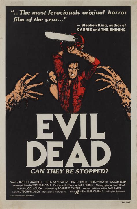 Marquee Poster | Evil Dead 1981 US 1-sheet