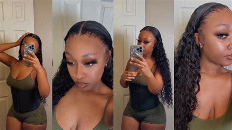 30” Glueless frontal wig install | how to install 30 inches glueless ...