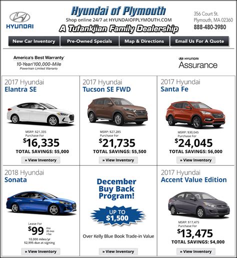 MA Hyundai Deals| Hyundai of Plymouth New Car Specials