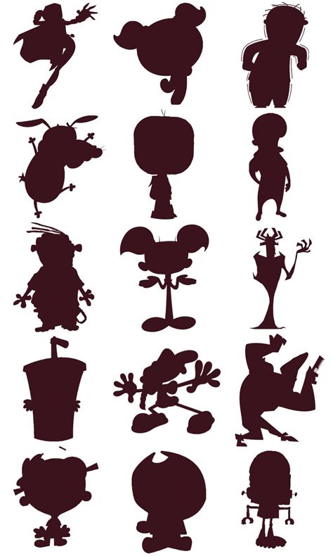 Cartoon Silhouette Quiz Answers