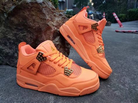 Air Jordan 4 Orange Metallic Gold On Sale – The Sole Line