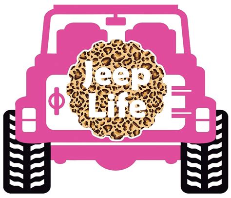 Stickers-Jeep Pink - Custom Decor