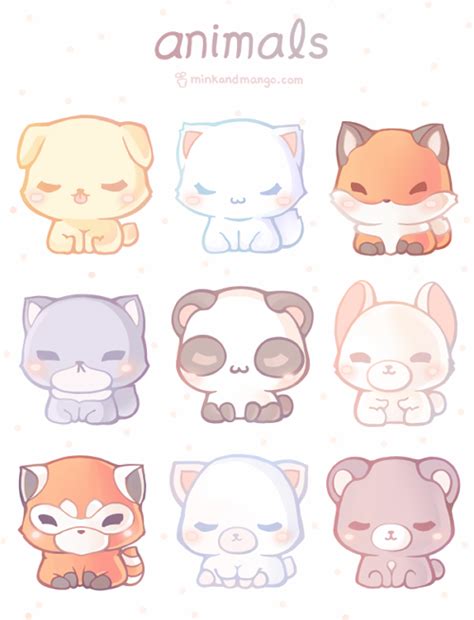 an animal sticker sheet with different types of animals on it's face ...