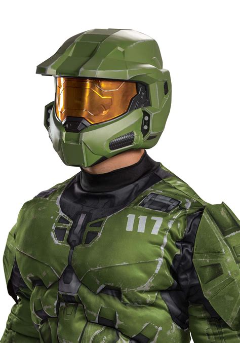 Adult Halo Infinite Master Chief Full Helmet | Video Game Accessories ...