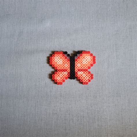 Butterfly Perler Bead Keychain - Etsy