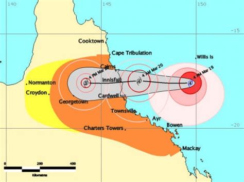 Cyclone Larry heads for Queensland Coast