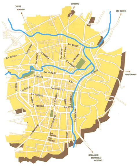 City Map Turin - MapSof.net