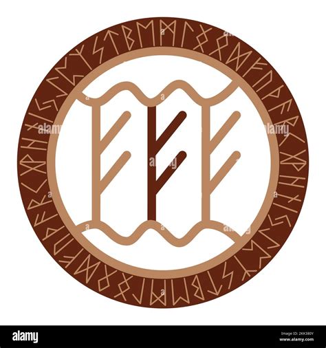 Rune fehu hi-res stock photography and images - Alamy