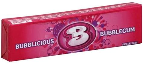 Bubblicious Bubblegum Gum - 5 ea, Nutrition Information | Innit