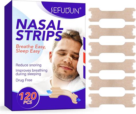 Amazon.com: 120 Pieces Nasal Strips, Drug-Free Extra Strength Nose ...